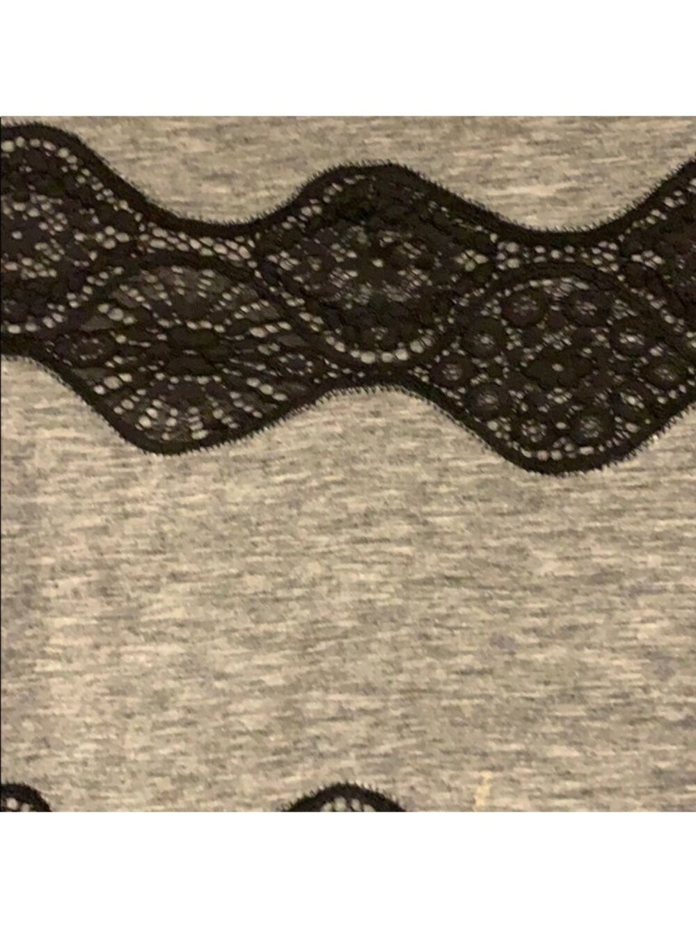grey knit top- size XS - Picture 2 of 4